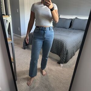 Abercrombie & Fitch Light Blue '90s Straight Jeans